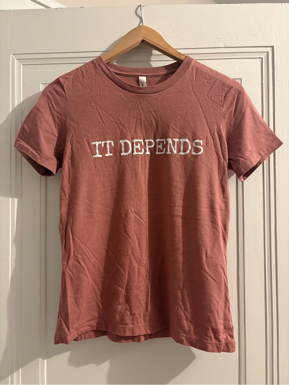Legal “It Depends” Dusty Rose Graphic Tee
